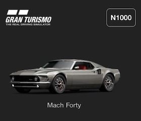 N1000 - Gran Turismo Mach Forty