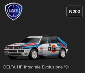 N200 - Lancia DELTA HF Integrale Evoluzione