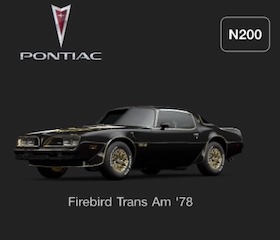 N200 - Pontiac Firebird Trans Am 1978