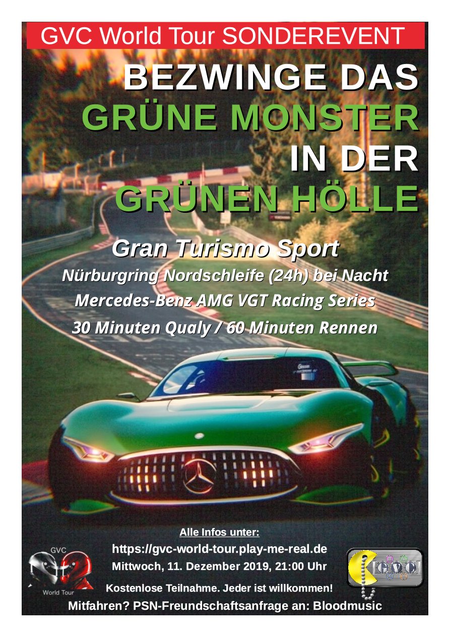 Saison 1 - Sonderevent ohne Wertung - Nürburgring (24h) - GR.X