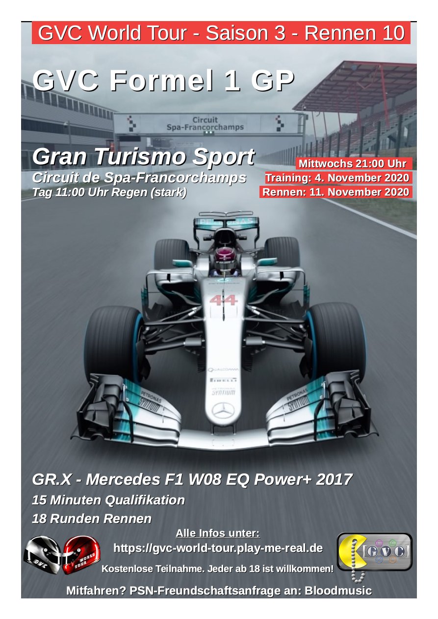 Saison 3 - Rennen 10 - GVC Formel 1 GP - Circuit de Spa-Francorchamps