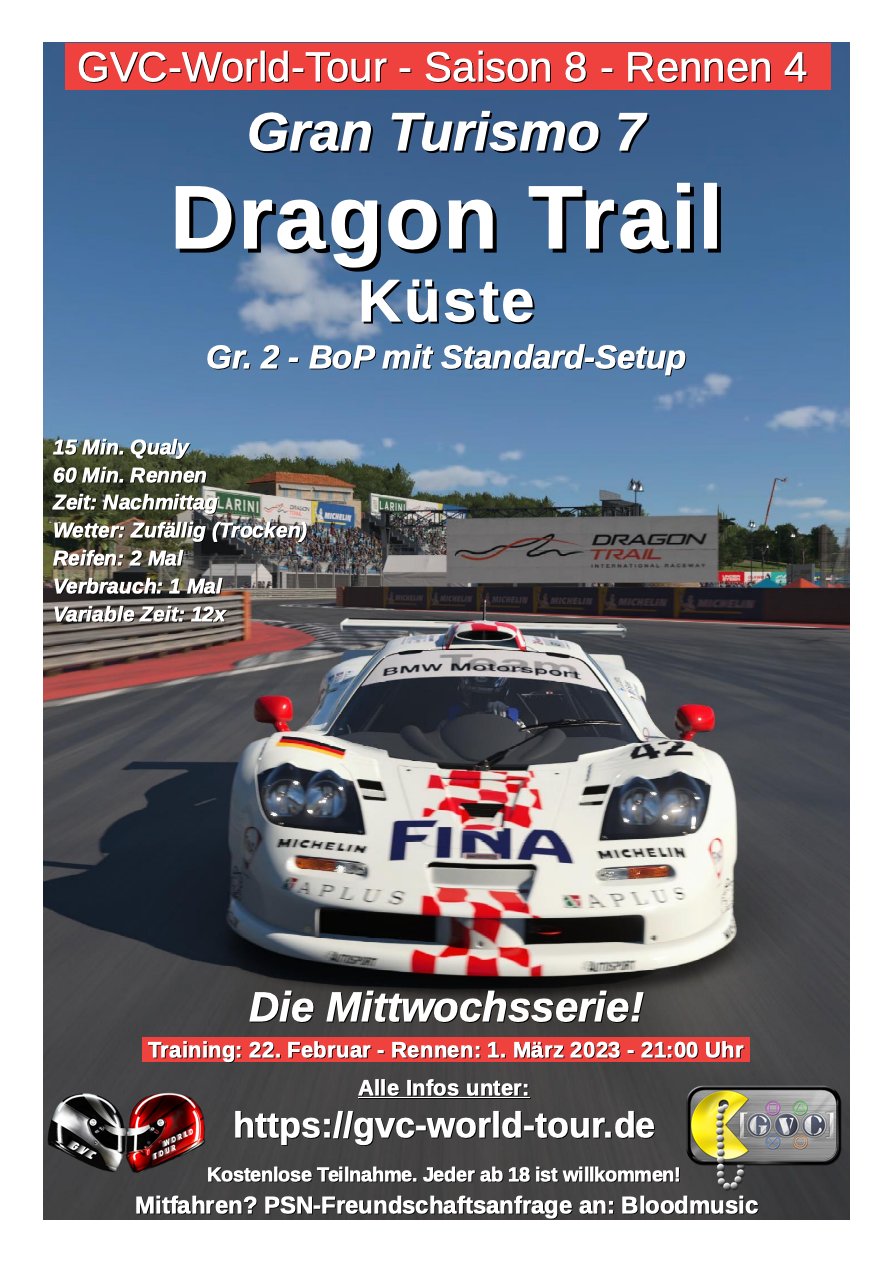 Saison 8 - Rennen 4 - Dragon Trail - Küste - Gr.2