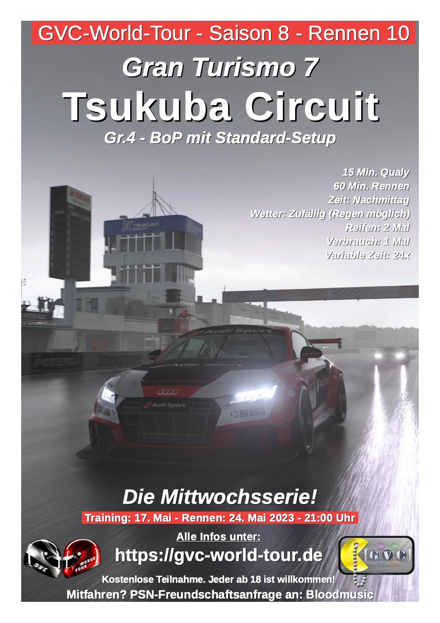 Saison 8 - Rennen 10 - Tsukuba Circuit - Gr.4