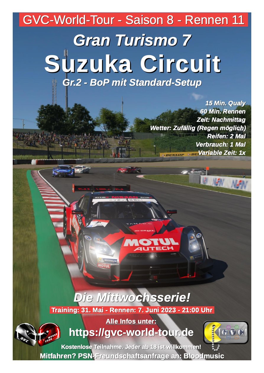 Saison 8 - Rennen 11 - Suzuka Circuit - Gr.2
