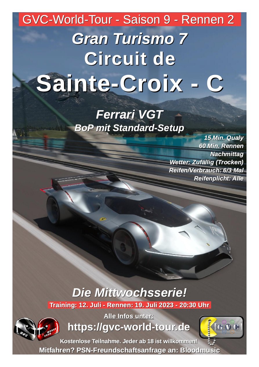Saison 9 - Rennen 2 - Circuit de Sainte-Croix - C - Ferrari VGT