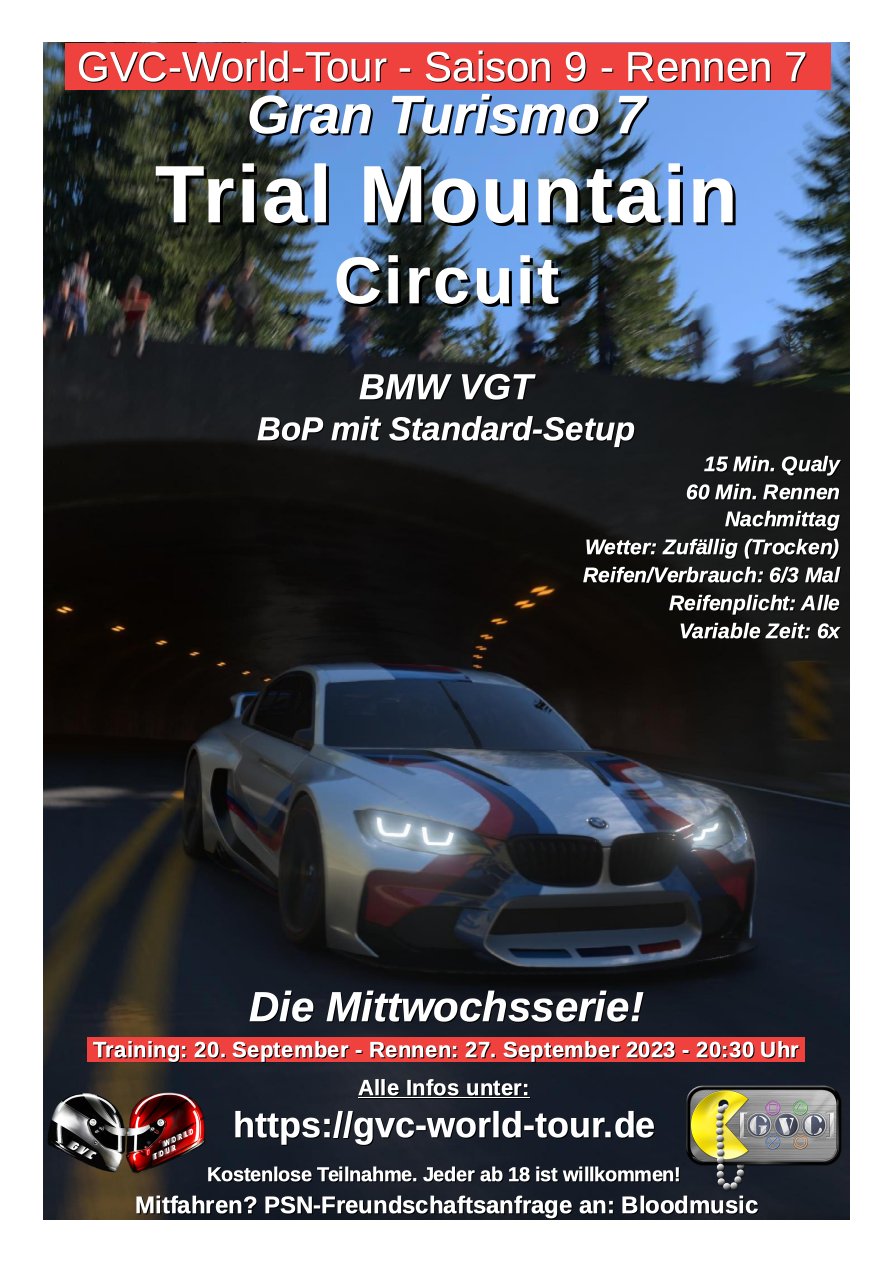 Saison 9 - Rennen 7 - Trial Mointain Circuit - BMW VGT