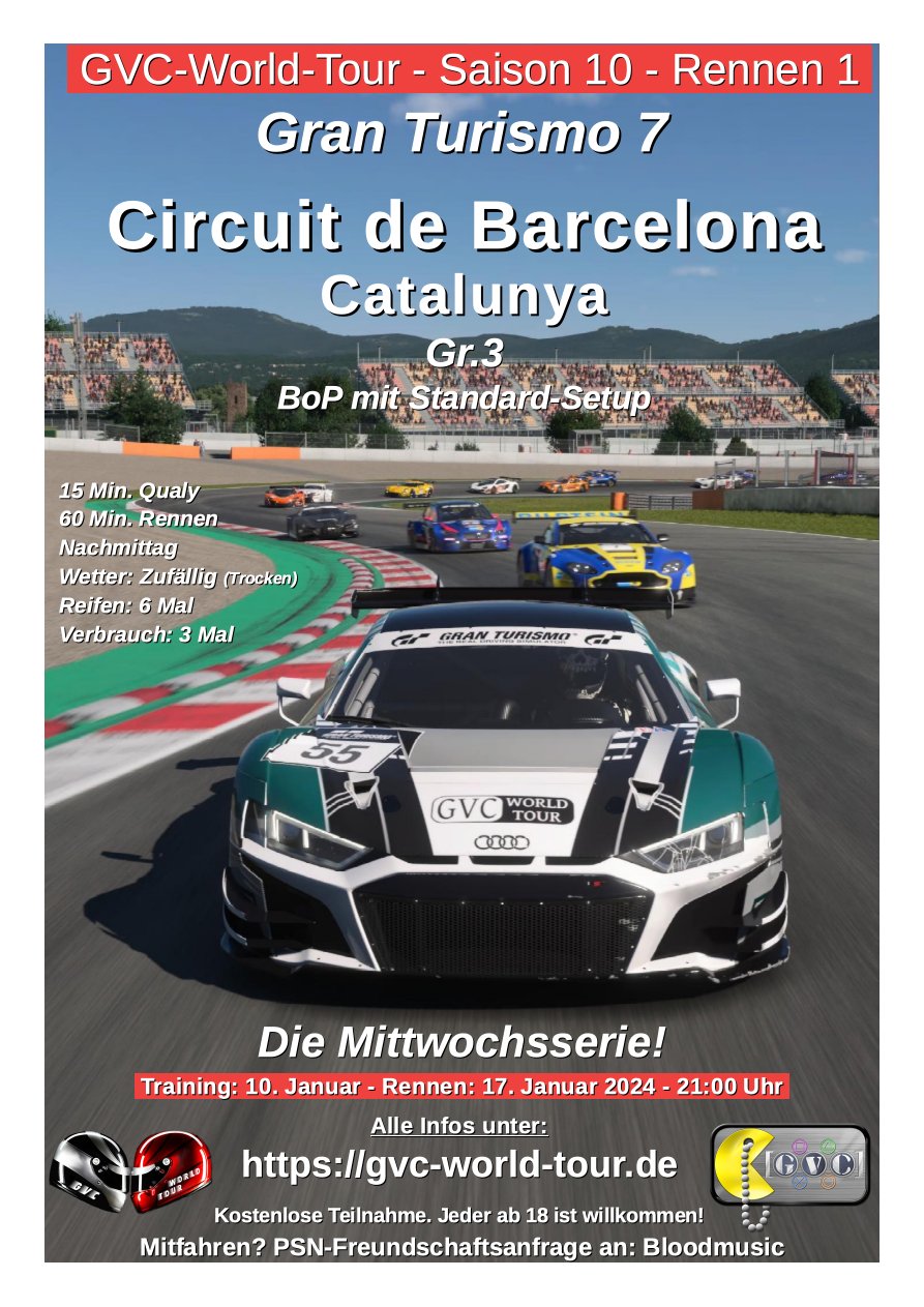 Saison 10 - Rennen 1 - Circuit de Barcelona-Catalunya - Gr.3