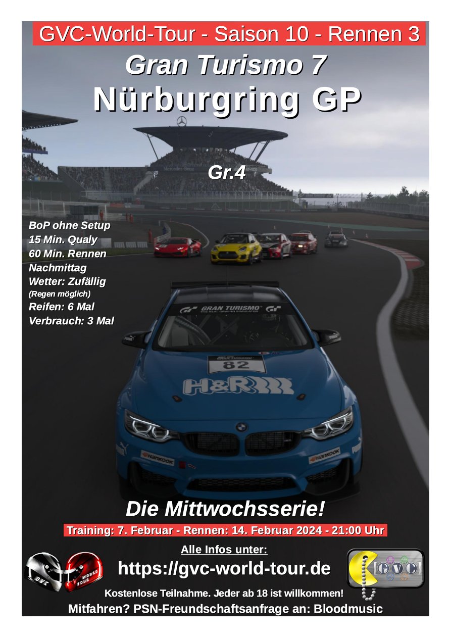 Saison 10 - Rennen 3 - Nürburgring GP - Gr.4