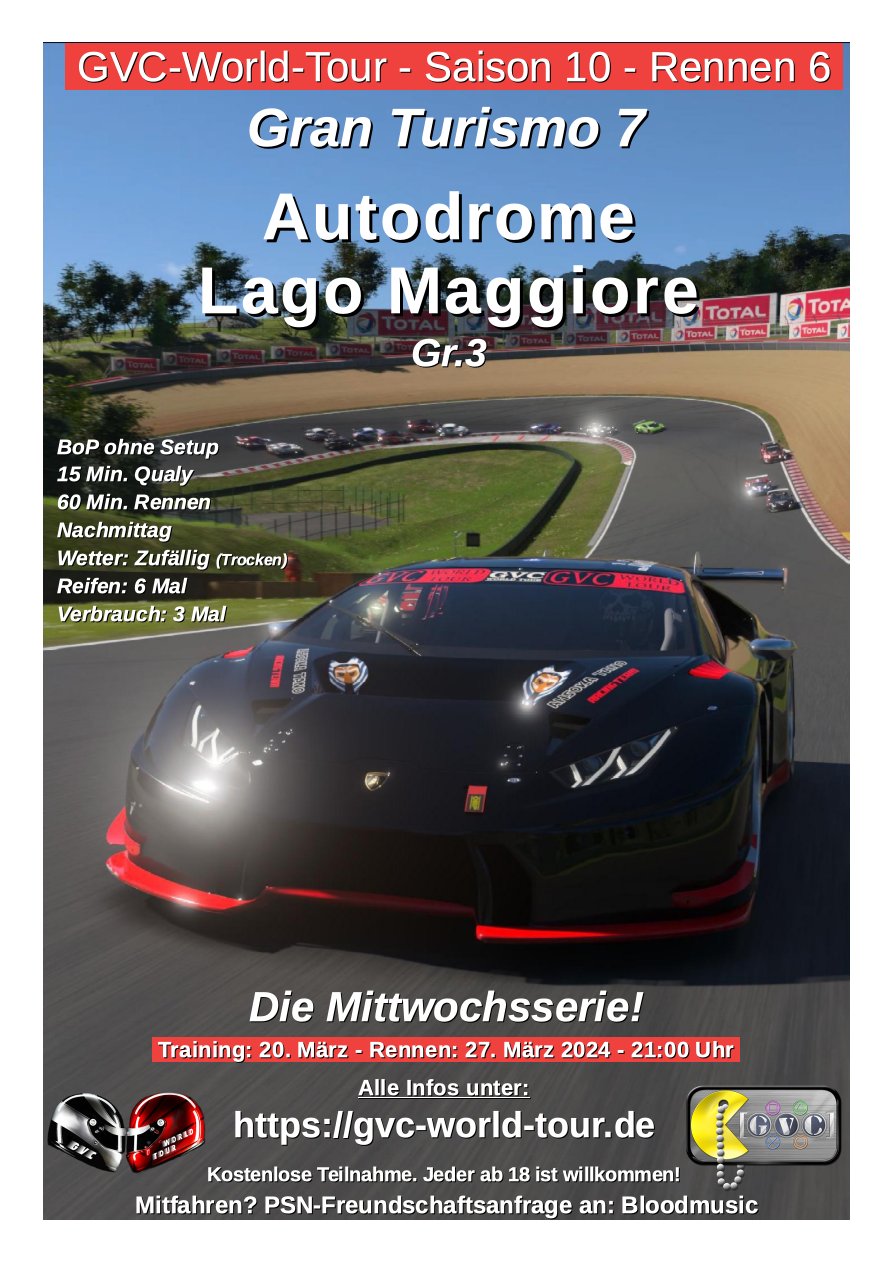 Saison 10 - Rennen 6 - Autodrome Lago Maggiore - Gesamtstrecke - Gr.3