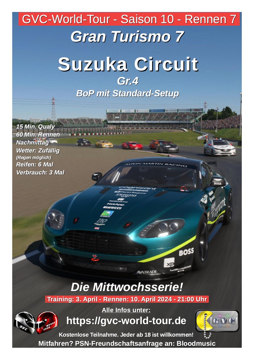 Saison 10 - Rennen 7 - Suzuka Circuit - Gr.4