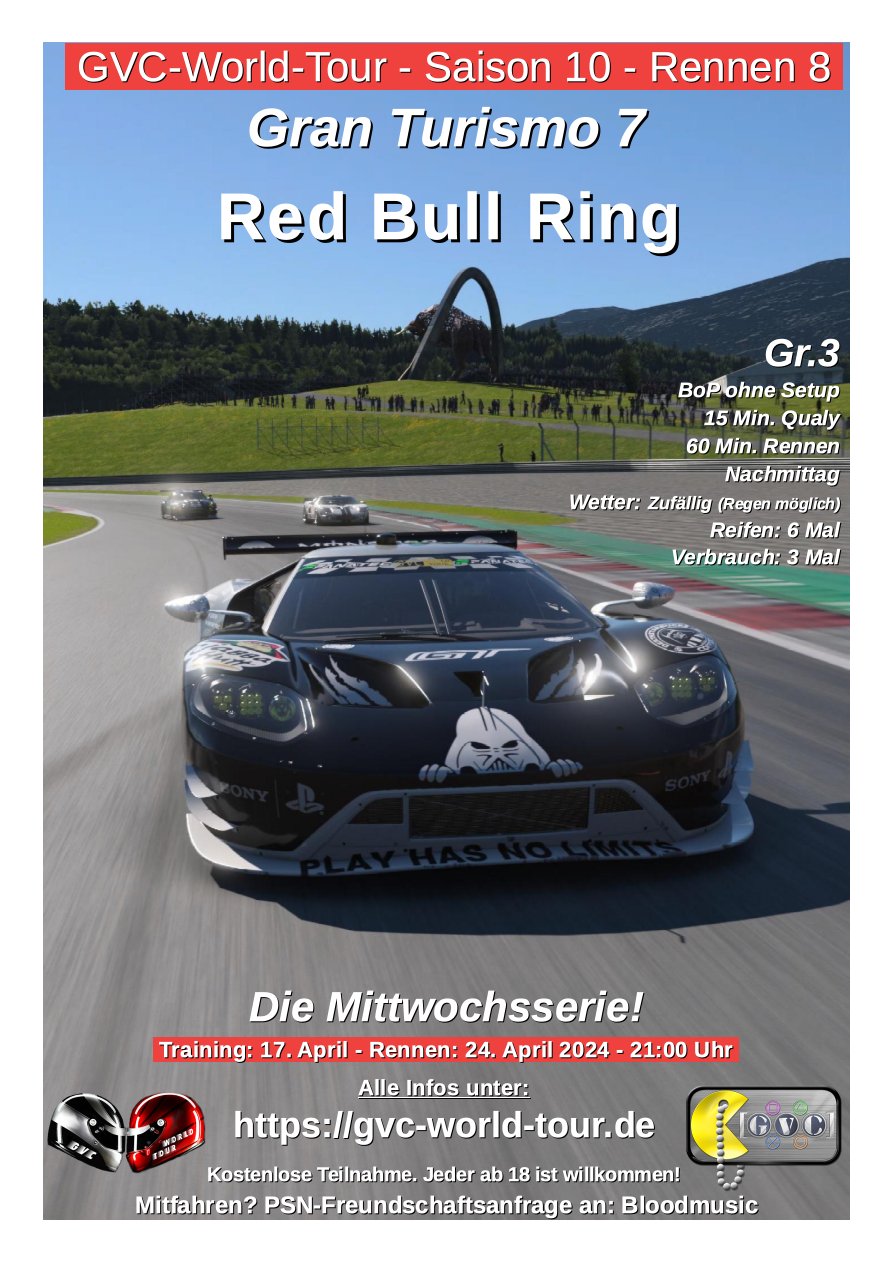 Saison 10 - Rennen 8 - Red Bull Ring - Gr.3