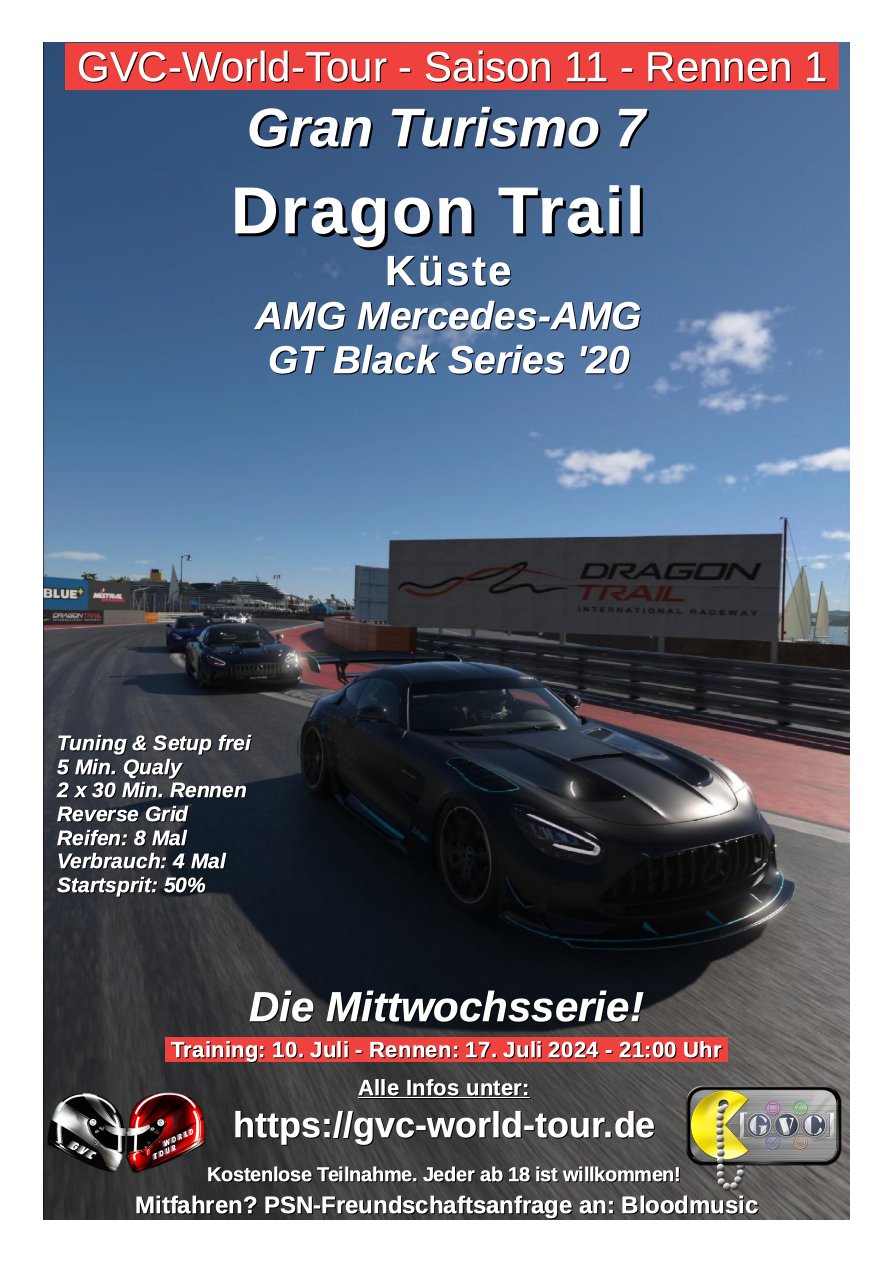Saison 11 - Rennen 1 -  Dragon Trail - Küste - AMG Mercedes-AMG GT Black Series '20