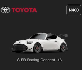 N400 - Toyota S-FR Racing Concept '16
